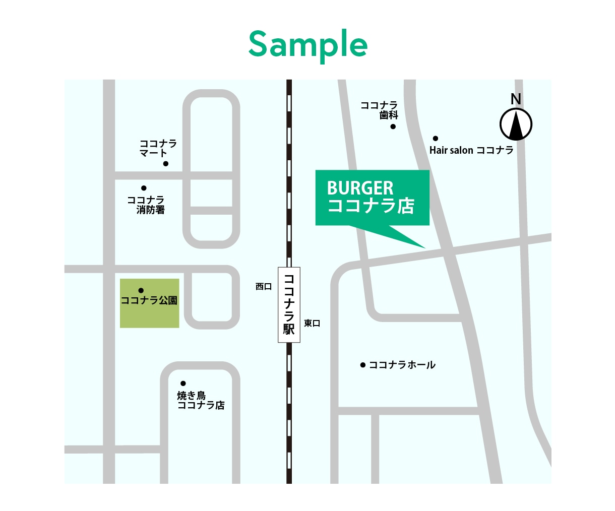 雰囲気に合わせた、オリジナルのMAPをつくります 追加料金なしで、最短翌営業日に納品可能！ イメージ2