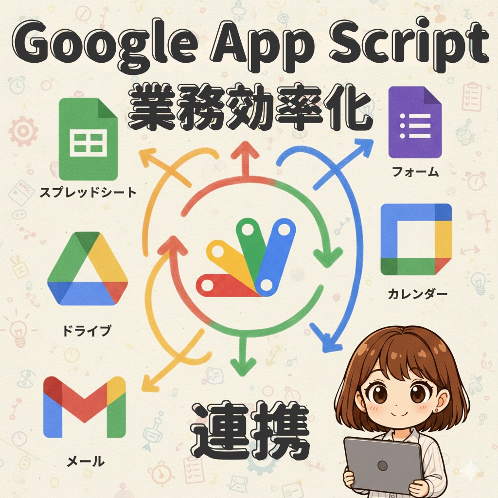Google Apps Scriptで効率化します ふわっとした相談大歓迎！一緒に最適解を探します。 イメージ1