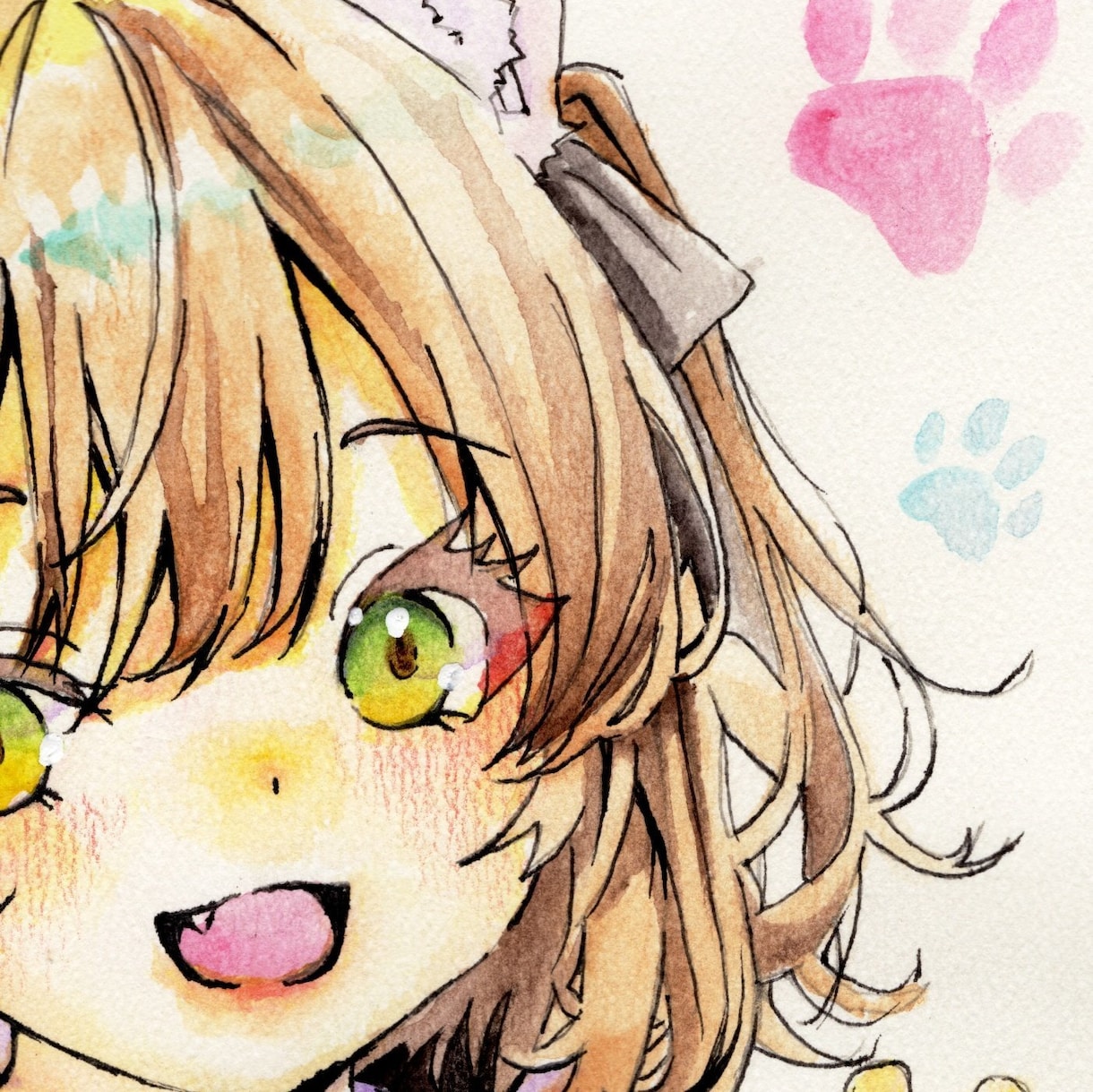 ご自身のAIイラストをアナログで描き直します 塗り絵師がAIイラストに命を吹き込みませます！ イメージ4