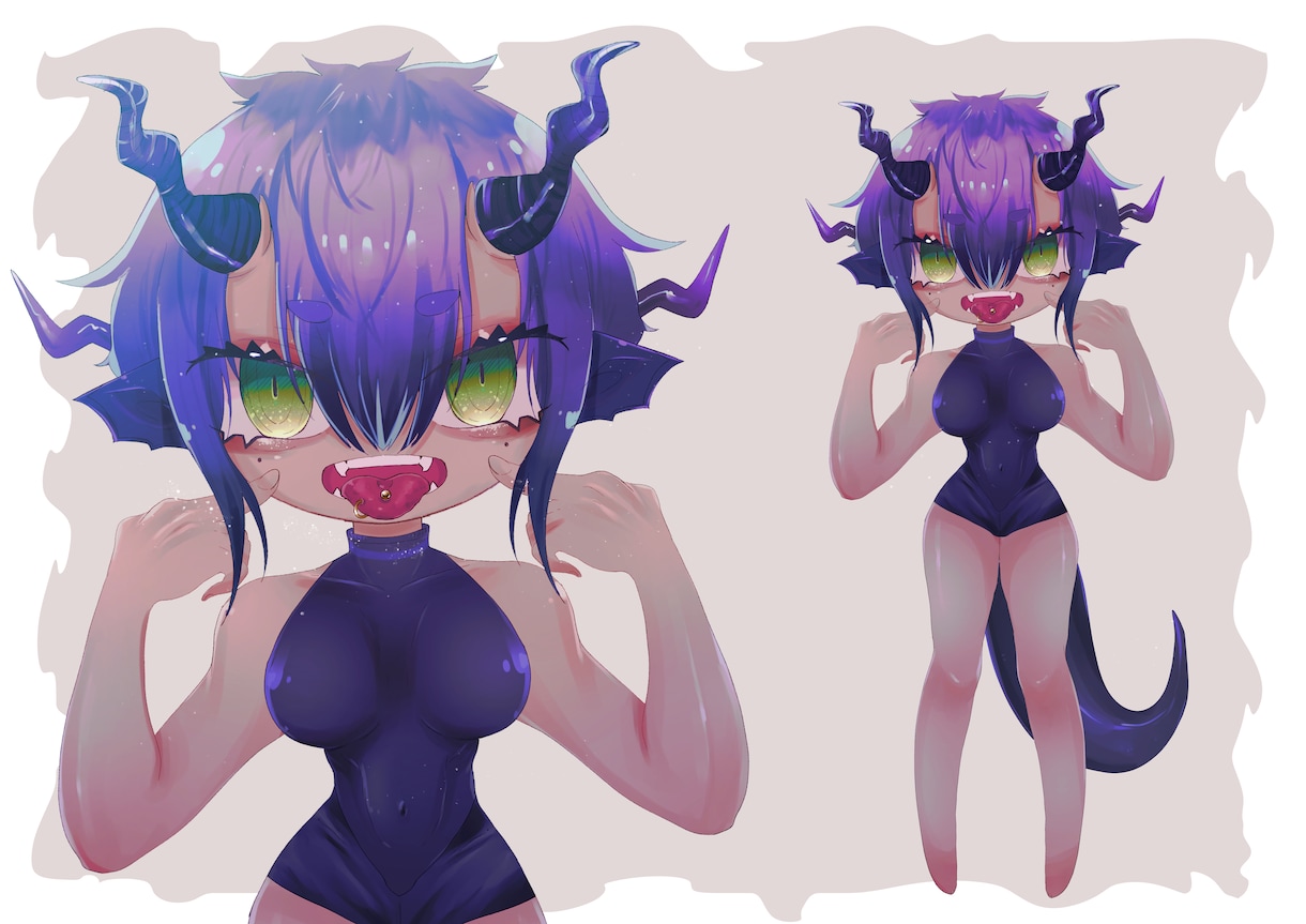 最短3日でミニキャラの立ち絵制作します 様々な用途でお使いいただける絵を制作します イメージ5