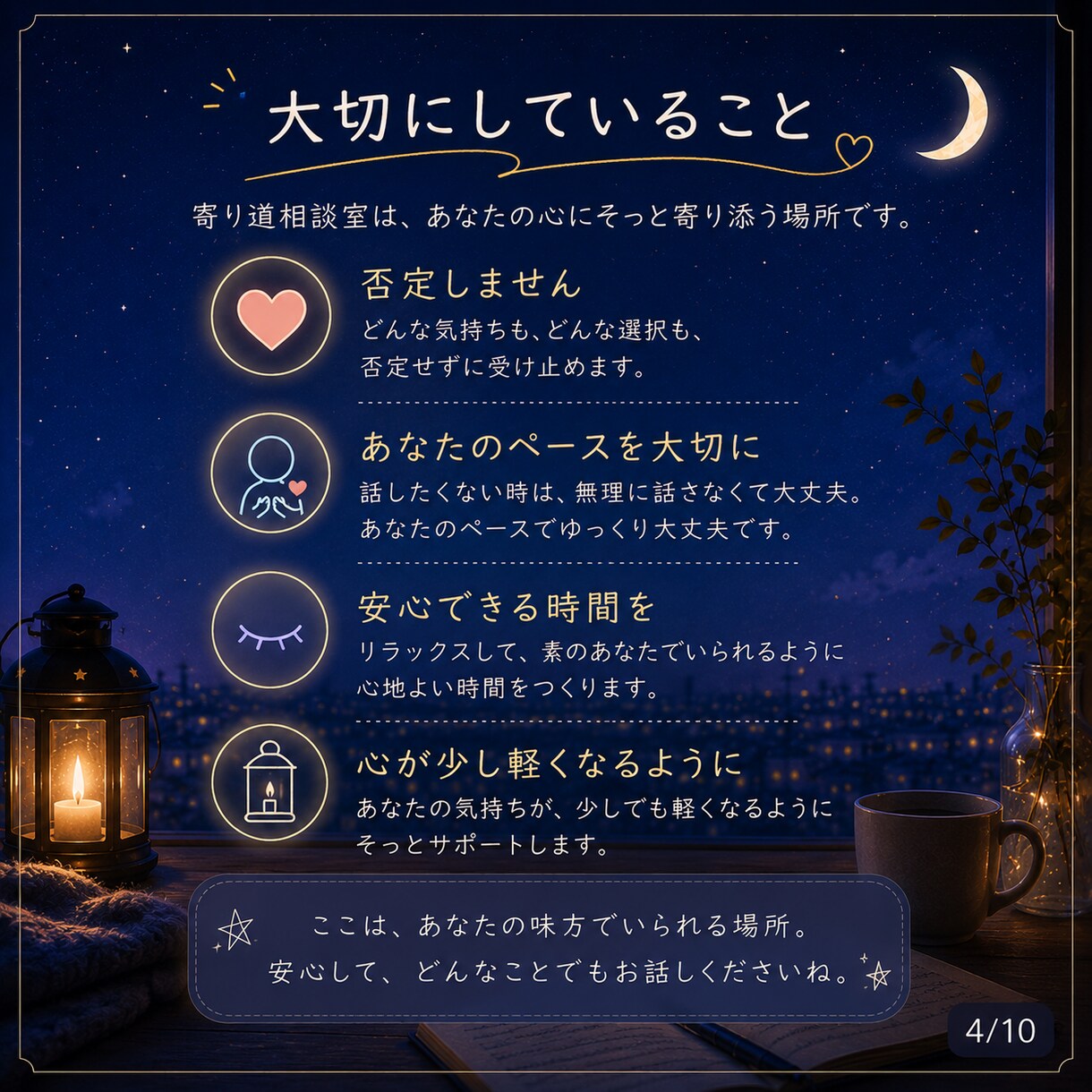 ３０分間、あなたの気持ちゆっくり聞きます モヤモヤ・恋愛・仕事・寂しい夜の会話、なんでもOK◎です イメージ4