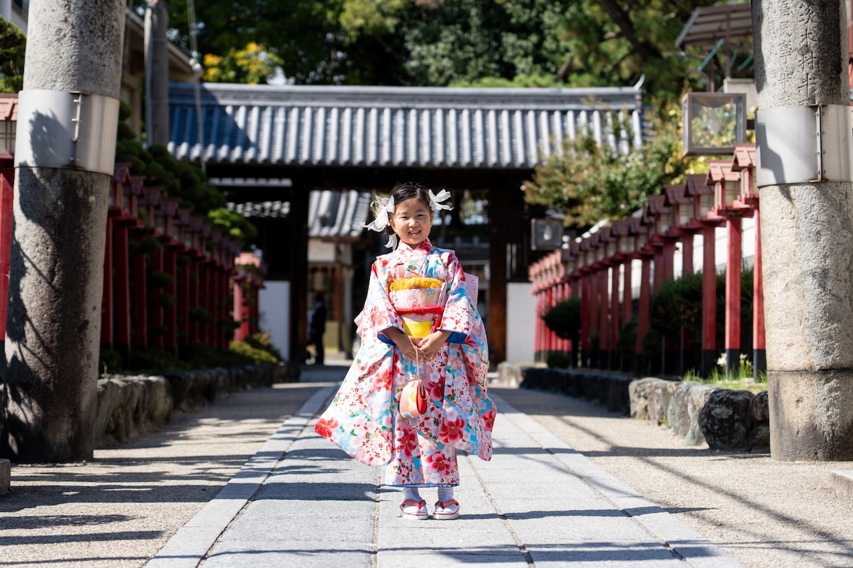 大阪近郊で七五三の撮影します 七五三、お宮参り、その他、写真撮影します イメージ9