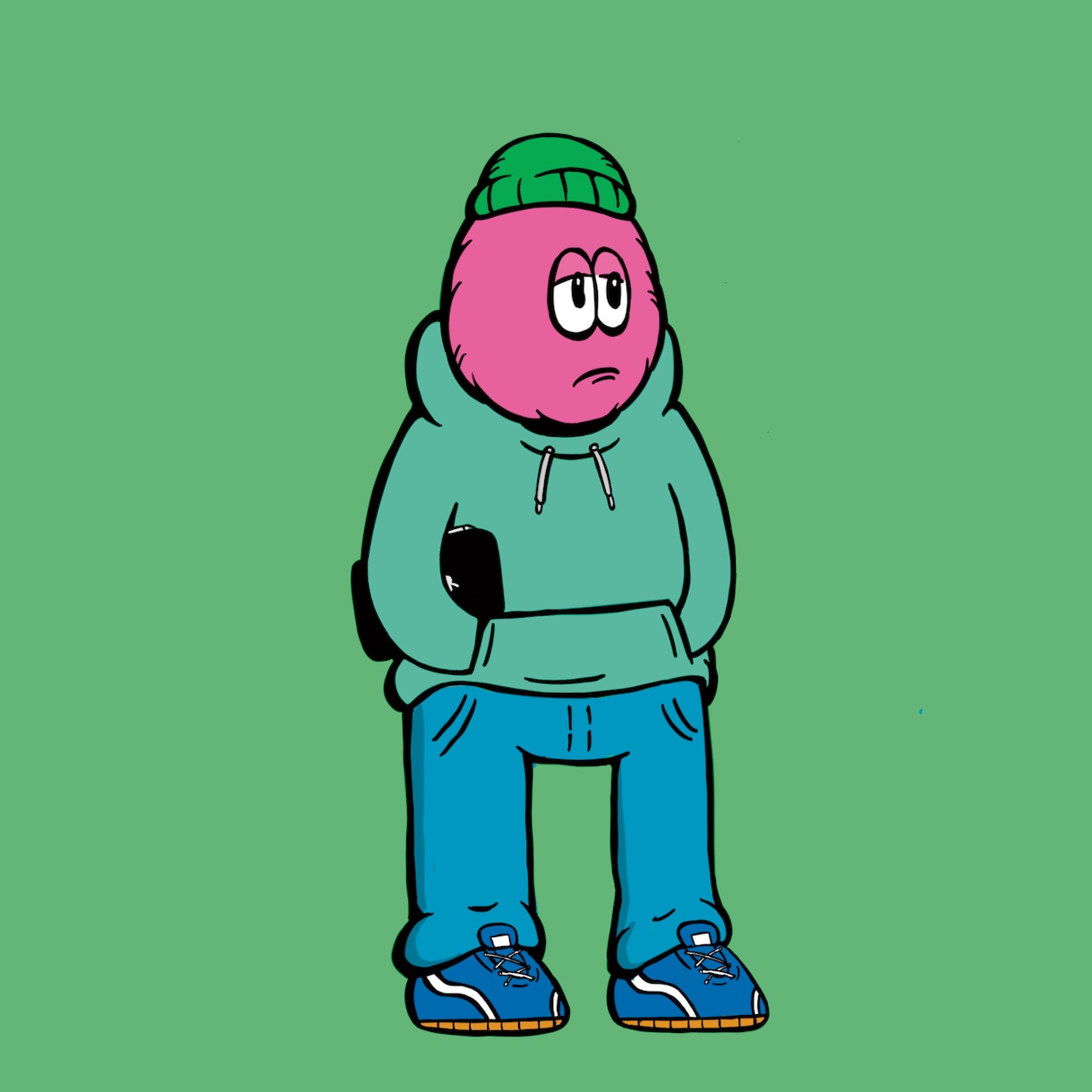 ポップなキャラクターのアイコンを制作します あなたの趣味をイラストで表現しましょう！ イメージ2