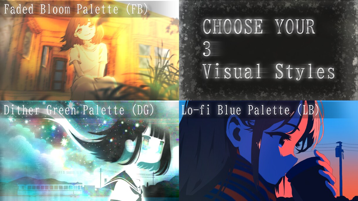 個性際立つアニメタッチで、イラストを制作します ◎アイコンも！極端な色彩で描く、個性派Lo-Fiイラスト イメージ8