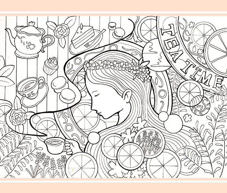 ぬり絵を作ります 〜お子様へのプレゼントやご自身の趣味として〜 イメージ1