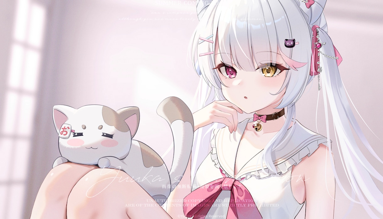 可愛い女の子イラストをお届けします アイコン・動画配信・グッズ・SNSなど、幅広い用途に対応可 イメージ1