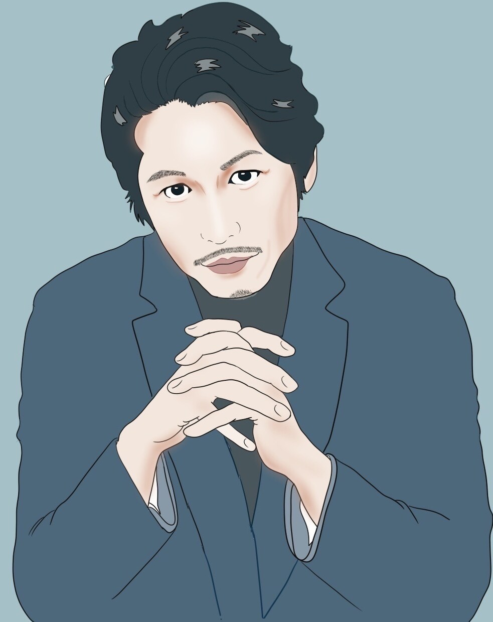 リアルよりの似顔絵作成します 名刺やプレゼントに最適。簡単なイラストも作成します。 イメージ4
