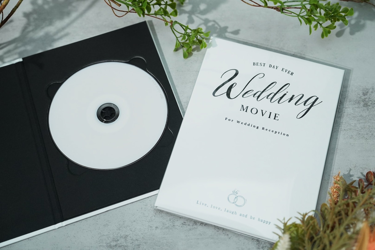 結婚式ムービーをDVDに変換・作成いたします 動画データを、結婚式場で上映できるDVDに！ イメージ1