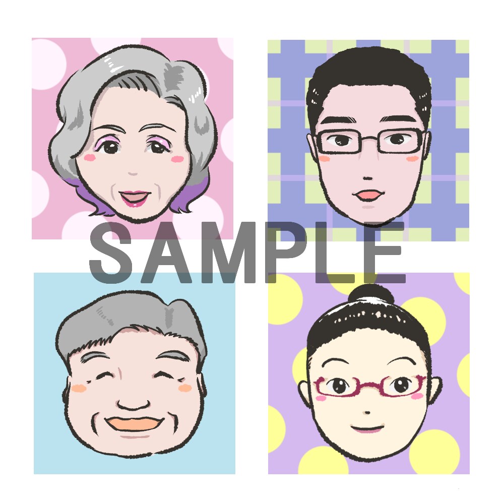 シンプルで親しみやすい手書き風アイコン作成します SNS用★キラキラしすぎないオトナ向けアイコン イメージ2