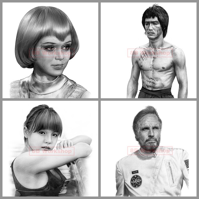 あなたの大切な”あの人”を精細な鉛筆画にいたします 実務30年以上プロのイラストレーターが描きあげます！ イメージ7