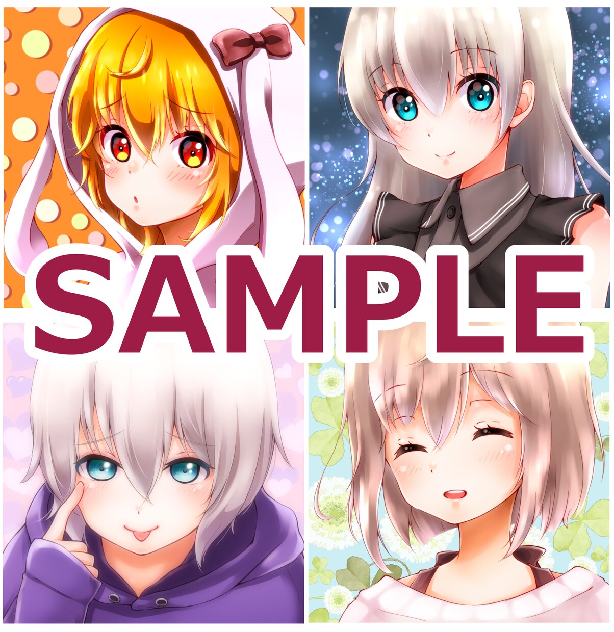 顔写真からアイコンイラスト制作します 〈TwitterやSNSのアイコンに〉 イメージ2