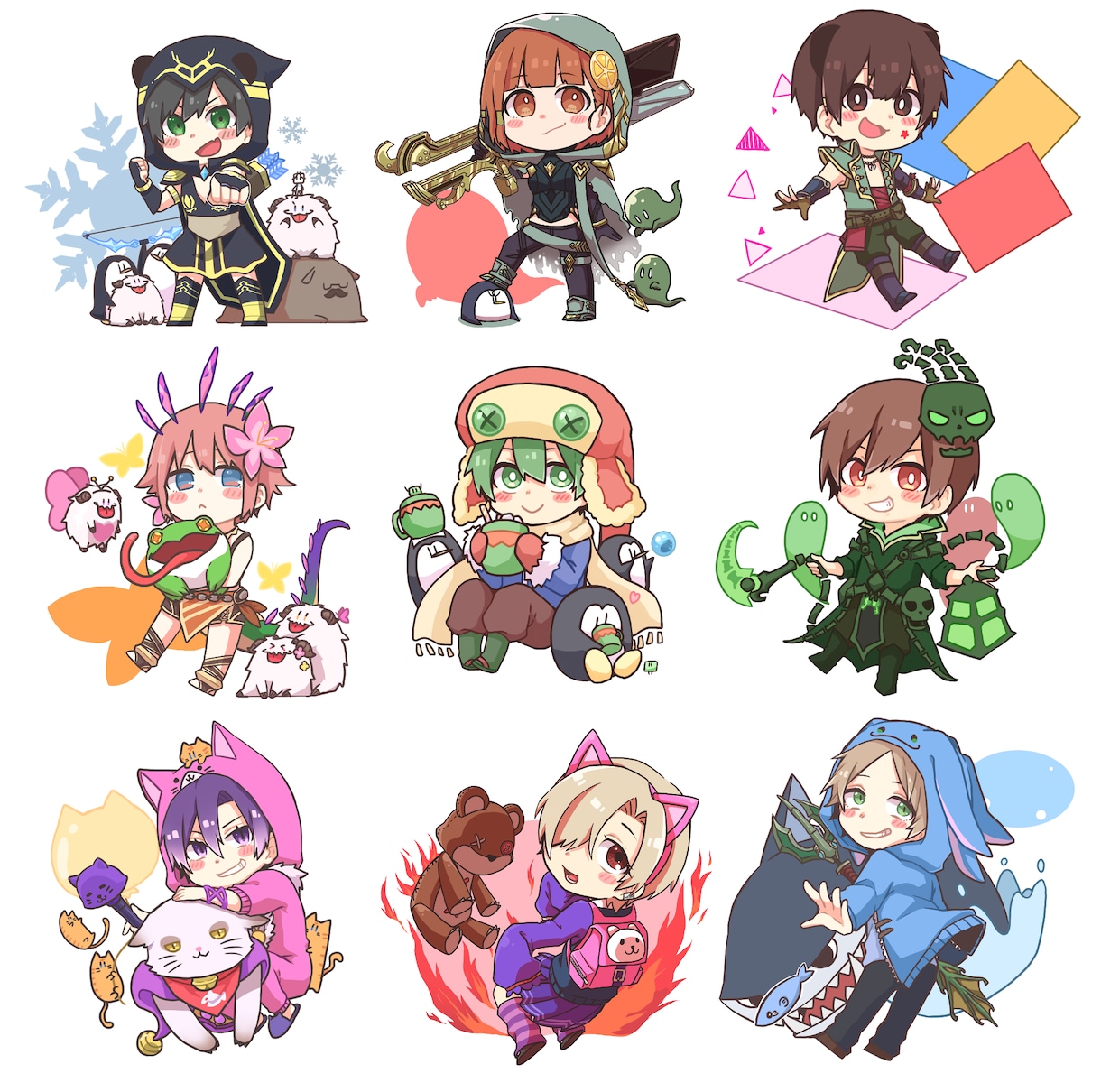 かわいいミニキャライラスト描かせていただきます サムネ、配信、アイコンなににでも使えます！ イメージ6