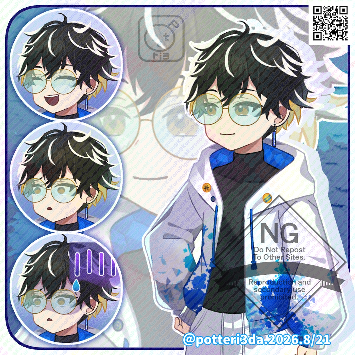 オリジナルの立ち絵描きます SNSで活動で使うキャラクターイラスト制作承ります！！ イメージ6