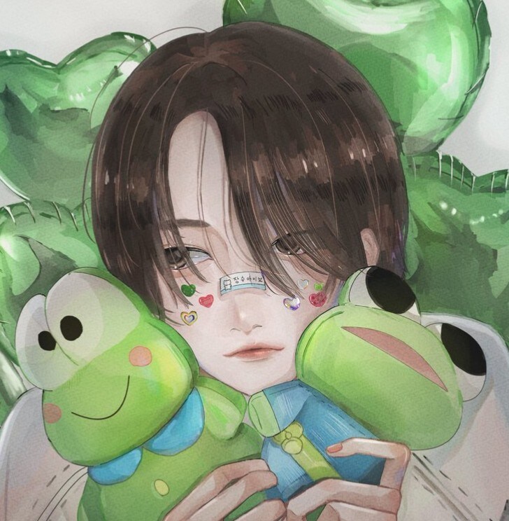 可愛く雰囲気のある厚塗り風アイコン描きます SNSアカウントを可愛く見せたい方に イメージ4