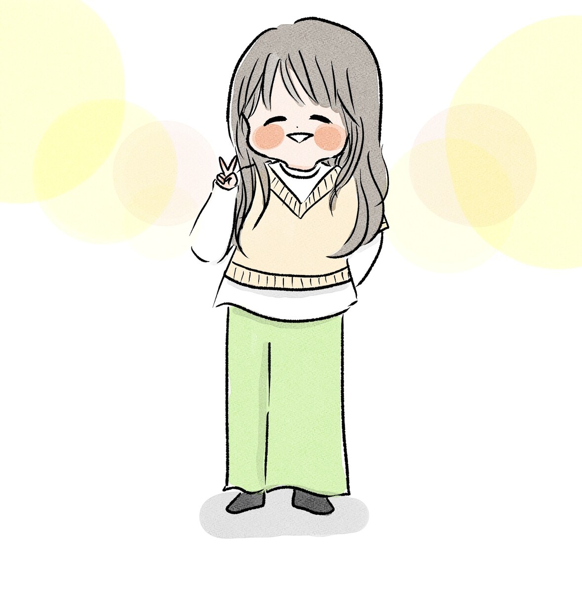 ゆるくてかわいい似顔絵を描きます ほっこりあったかにがおえやさん！ イメージ6