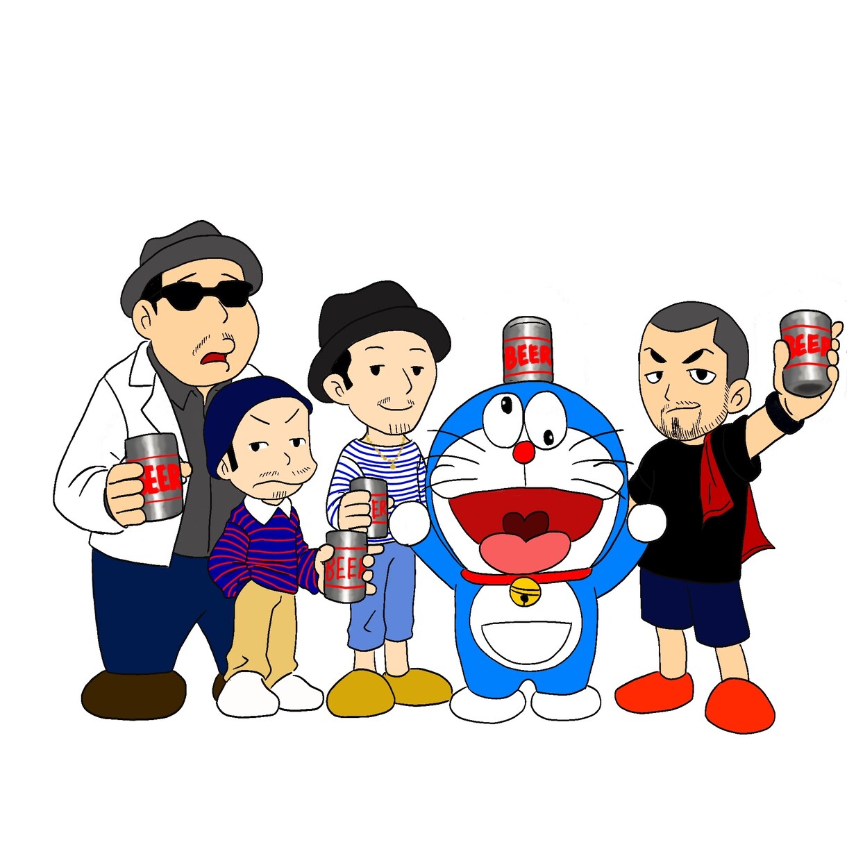 〇〇×似顔絵なイラスト作成してます 映画、漫画のポスターやワンシーンを似顔絵にします♪ イメージ2
