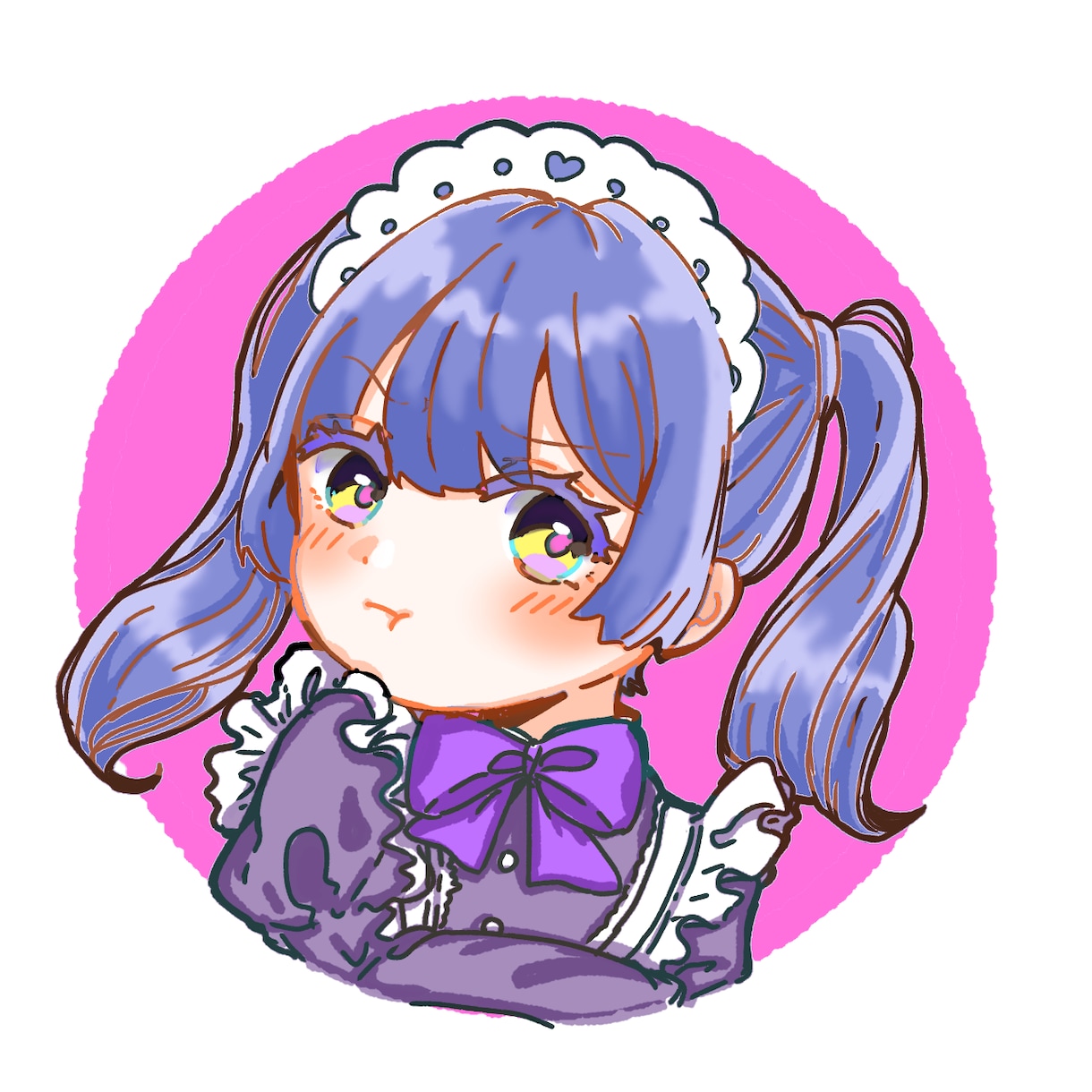SNSアイコンイラスト描きます ふんわか可愛い女の子のイラストをお求めの方に！ イメージ5