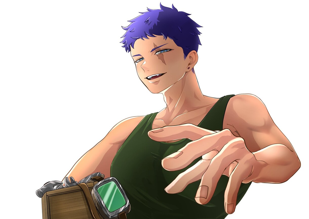 マッチョ男性描くのが得意です。女の子も描きます 筋肉なら任せてください！！！！！！！ イメージ2