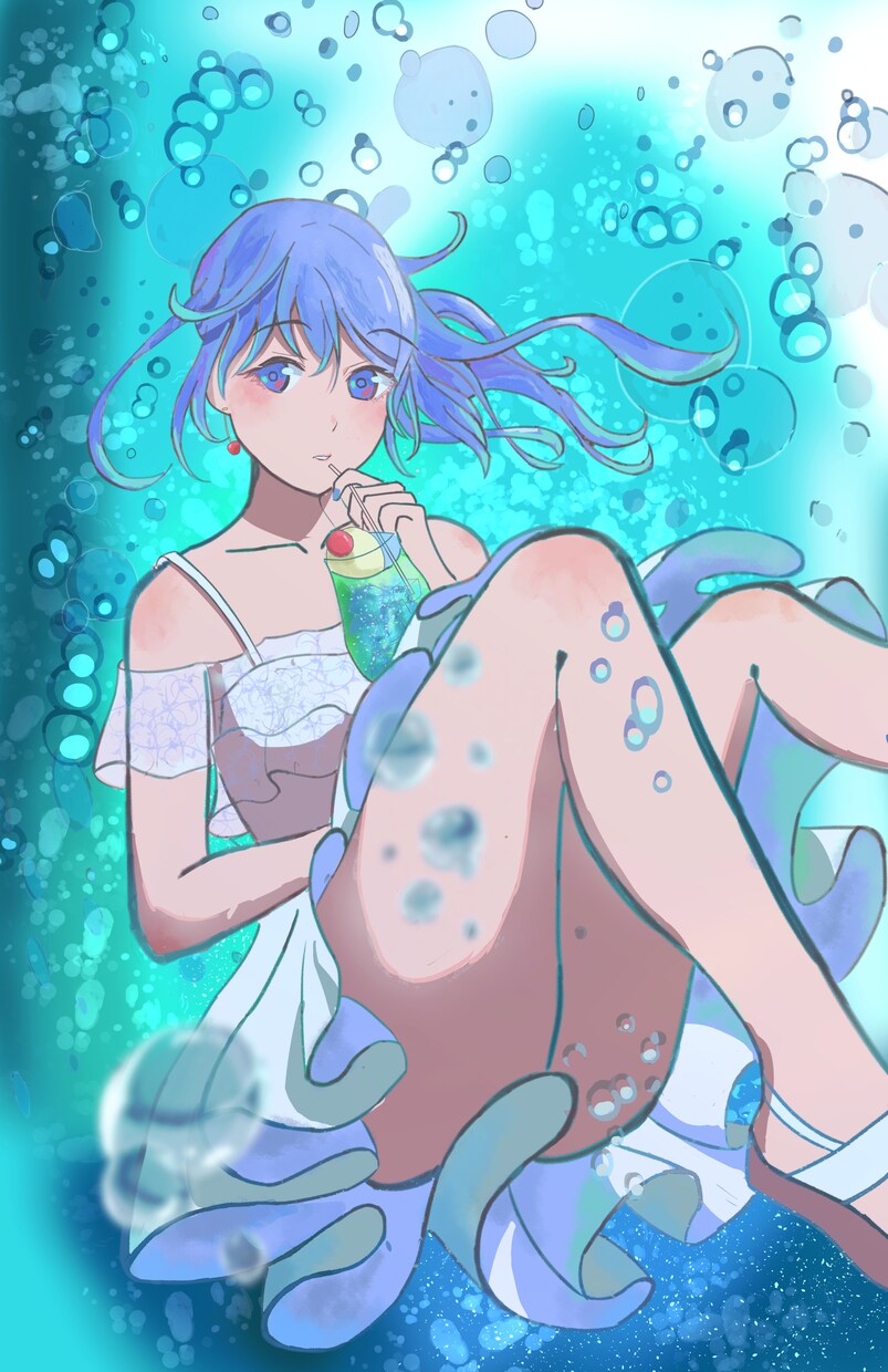 SNSアイコン・一枚絵・サムネイル等制作いたします アナログチック・柔らかなテイストでお届けします イメージ3