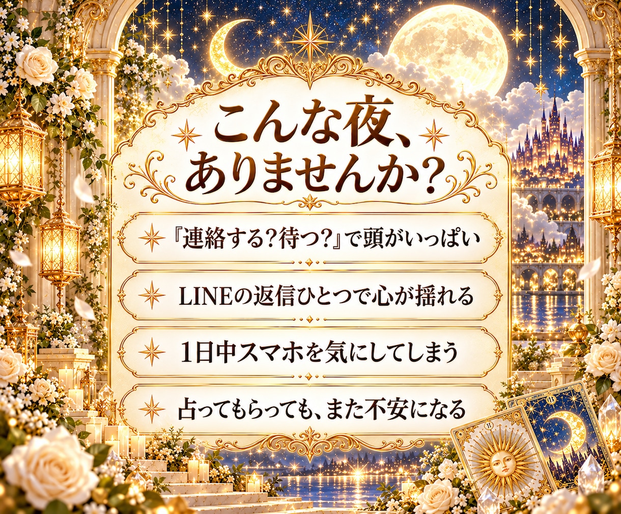 相手の気持ちを占い3日間あなたに伴走します 彼の答えを探し続ける恋愛から、自分で未来を選ぶ光の毎日へ イメージ3