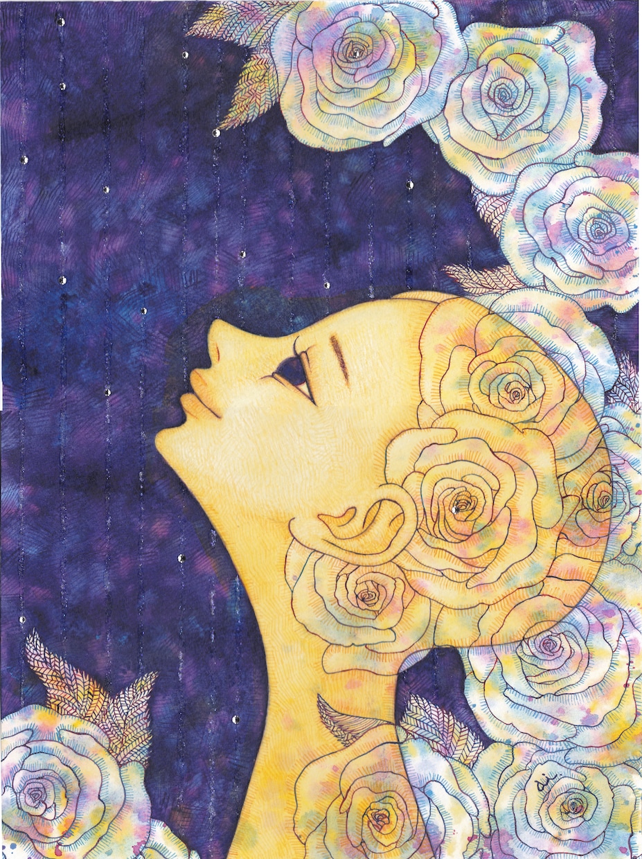 手描き水彩で絵本のような人物を描きます 挿絵や観賞用、イメージからの人物制作にも イメージ2