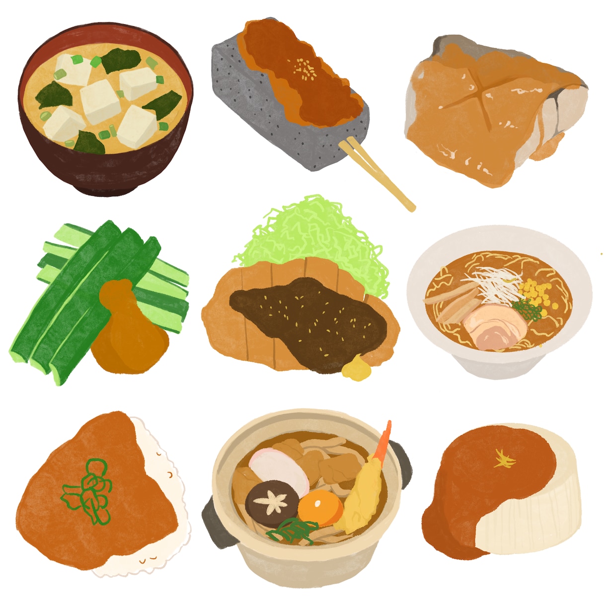 圧倒的低価格！商用可！食べ物のイラストを描きます ポップなイラストで、メニュー表など色々な用途におすすめ！ イメージ3