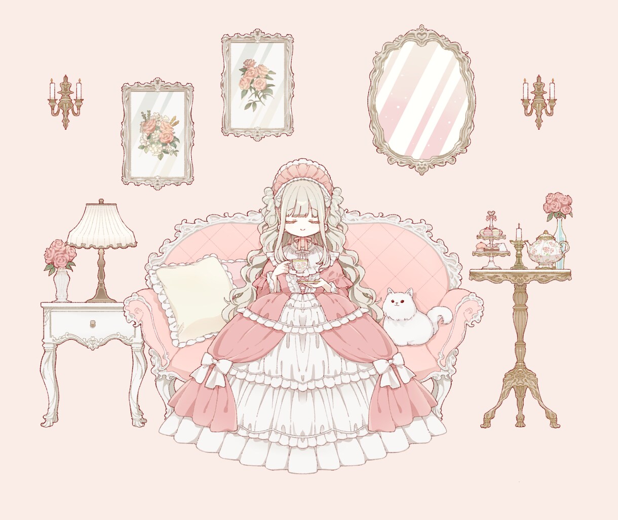 キュートな女の子描きます SNSアイコンから一枚絵まで用途に合わせて描きます イメージ1