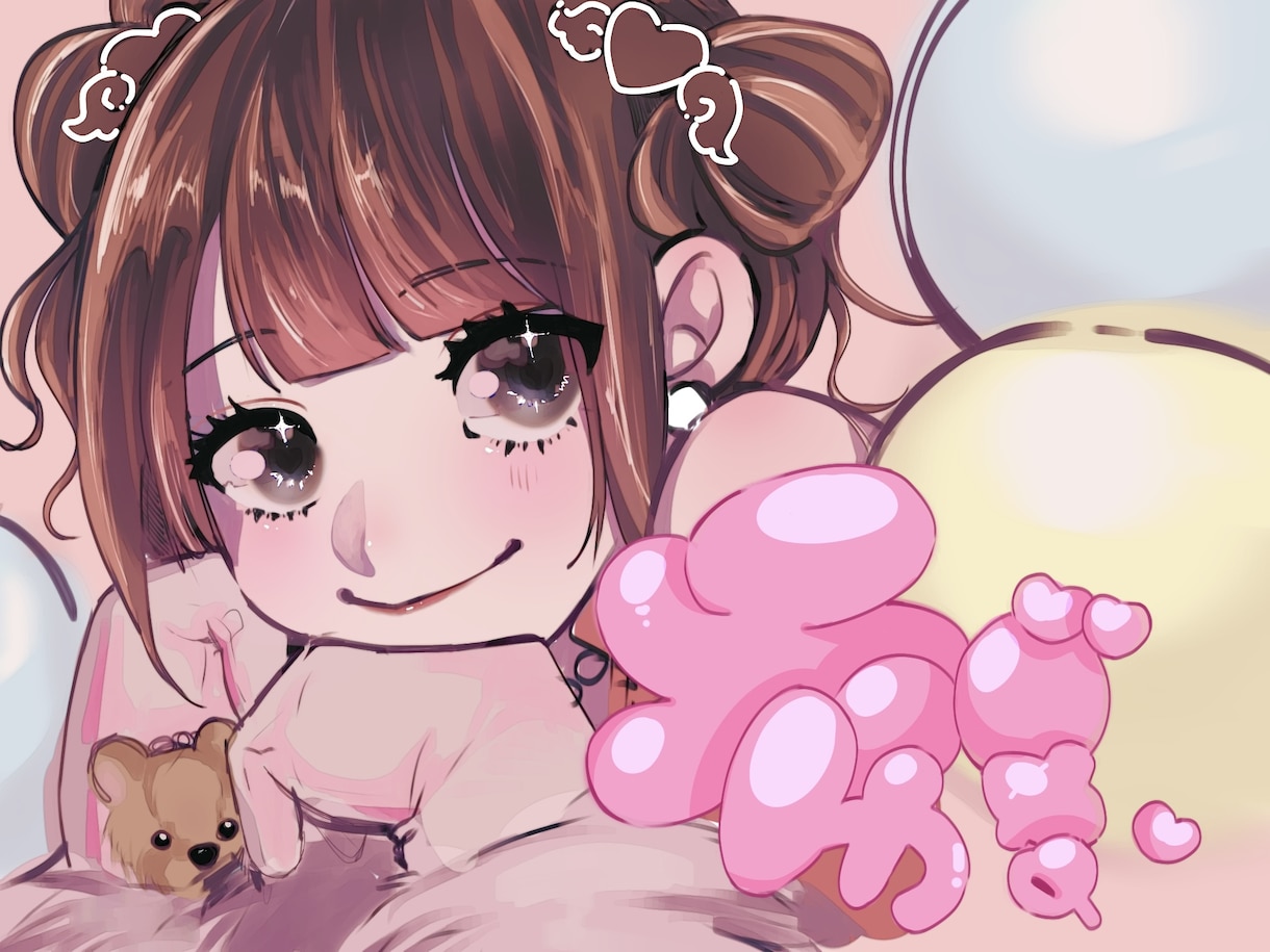 VTuberさんの立ち絵描きます アイドルなど可愛い女の子を描くのが得意です イメージ1