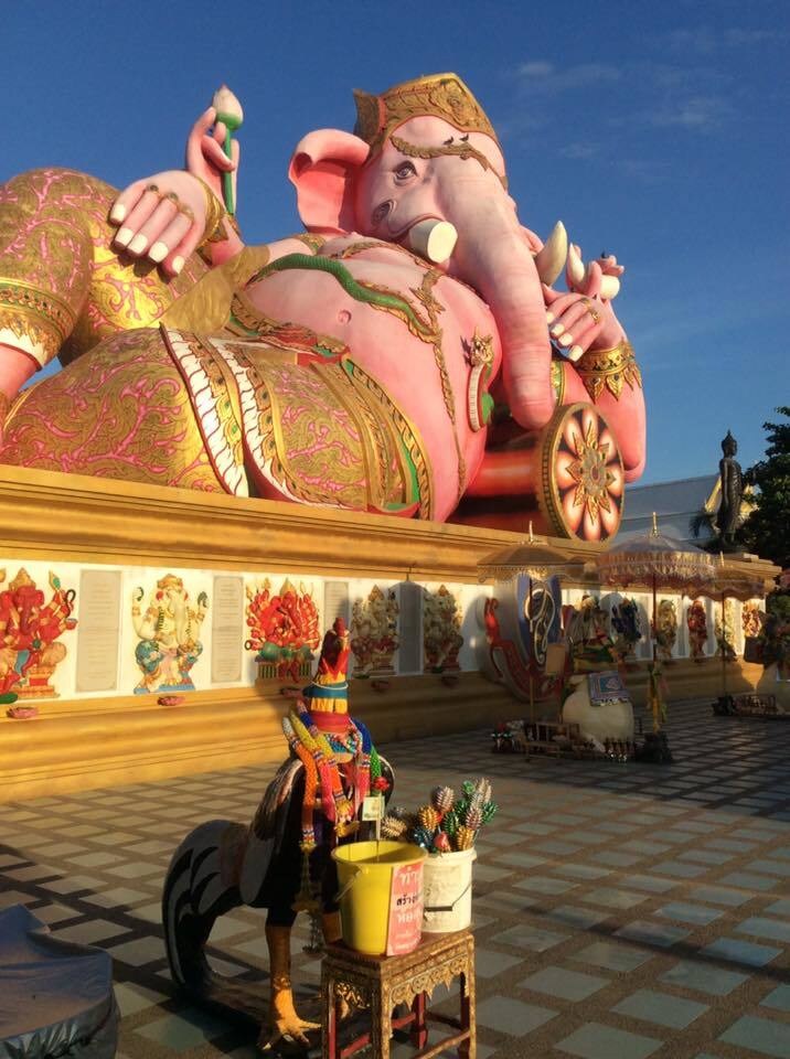 タイ最強開運の巨大ピンクガネーシャへ参拝します 結婚、金運、健康、何でも！ピンクガネーシャへ真剣祈願代行 イメージ1