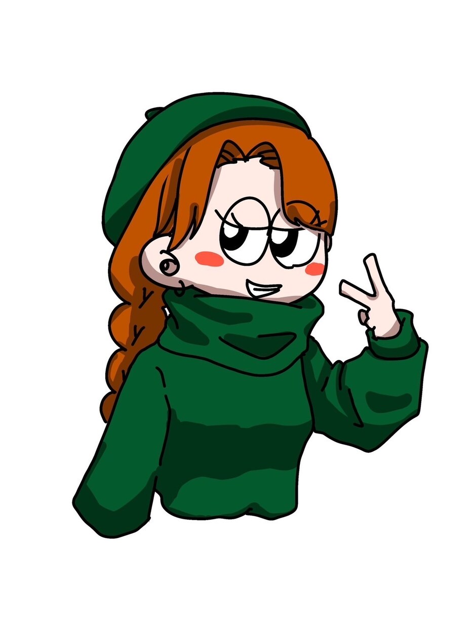 ストリートポップなイラスト(単色背景)を制作します 練習中のため激安で提供いたします。安さを求めるならココ！ イメージ4