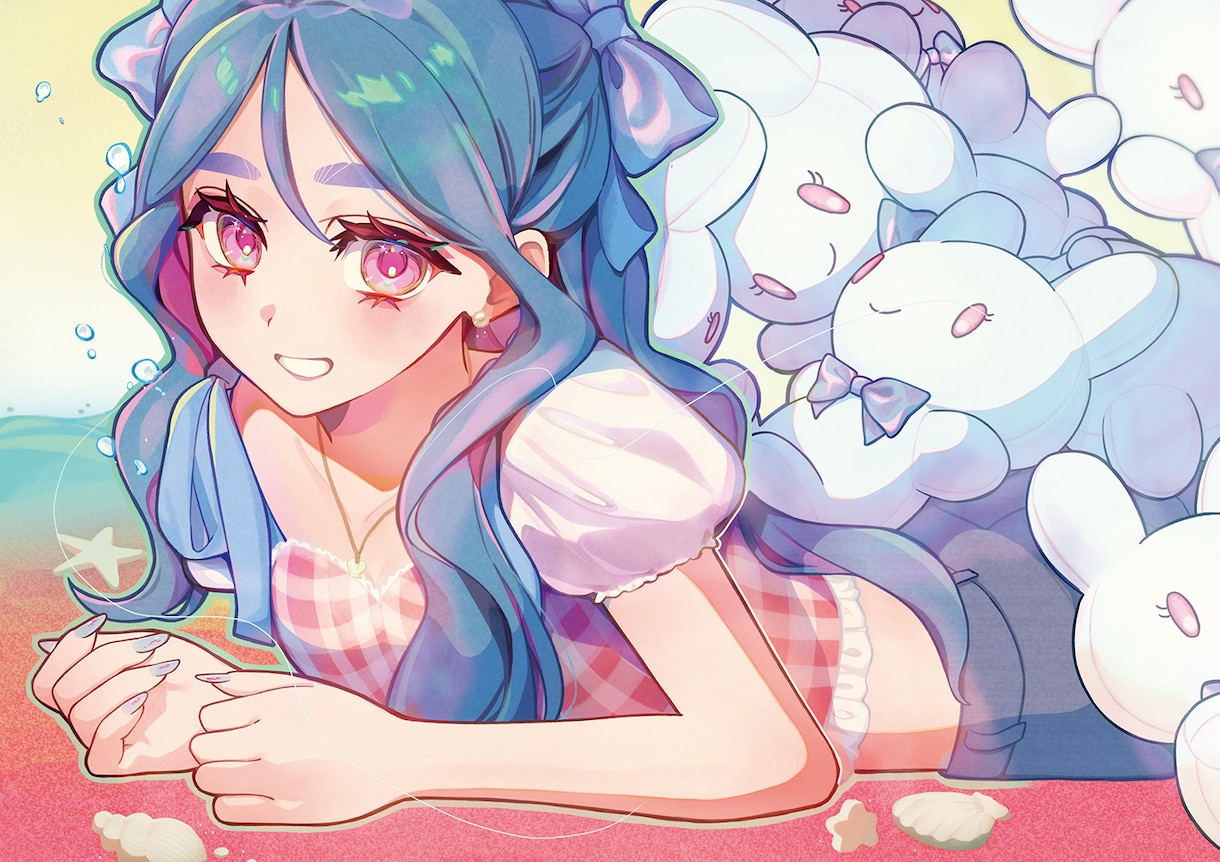 MV・歌ってみた用の世界観イラストを制作します 物語性や空気感を大切に、印象に残る一枚を丁寧に制作いたします イメージ1