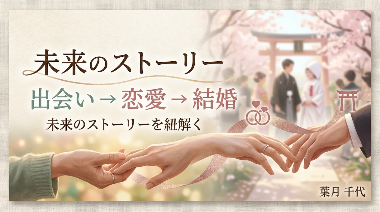 恋愛・結婚の未来を占います 心に寄り添う温もり鑑定◆【初回限定価格】500円 イメージ3