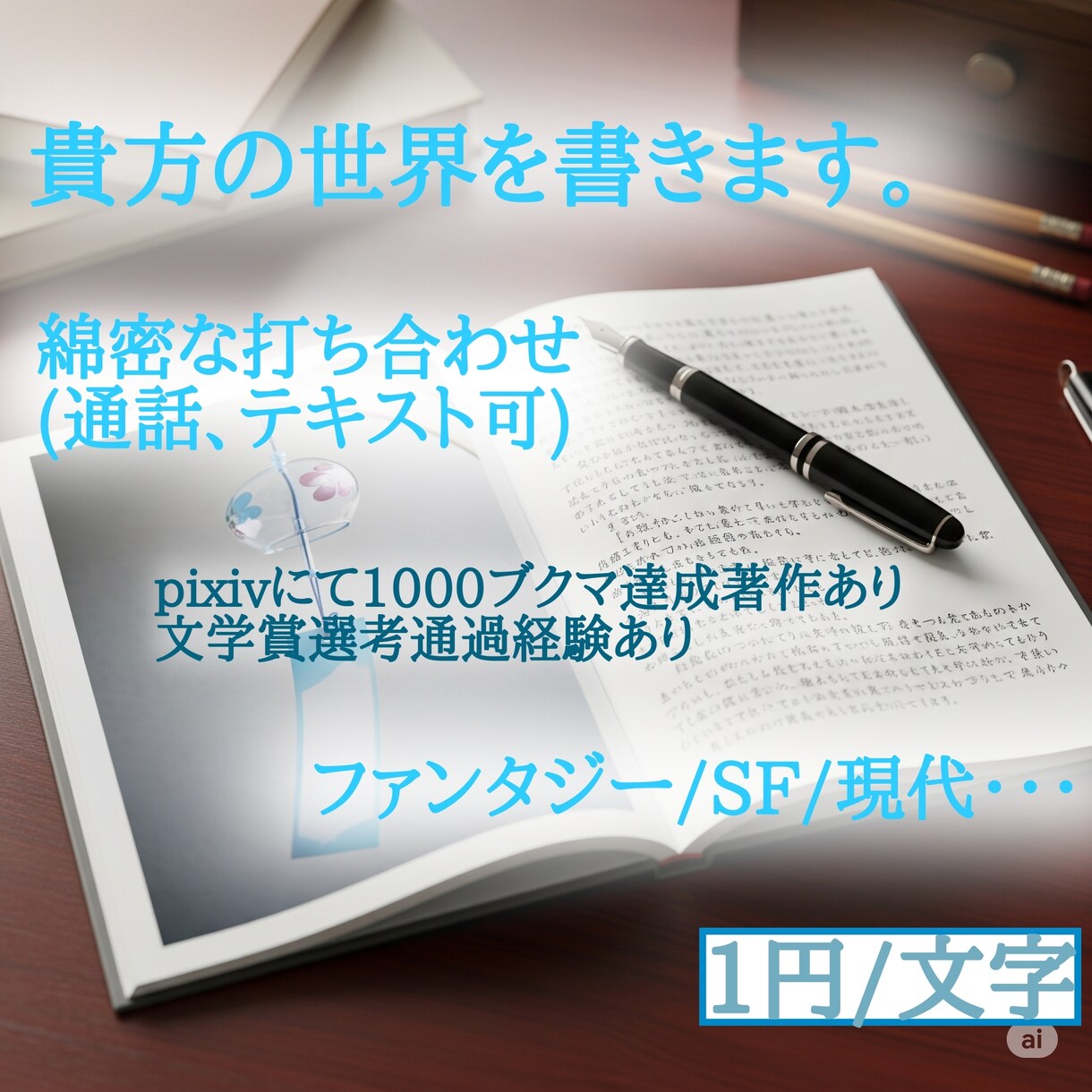貴方の世界を広げ、活き活きと表現します 言葉に出来ない貴方の想像を創造しませんか？ イメージ1