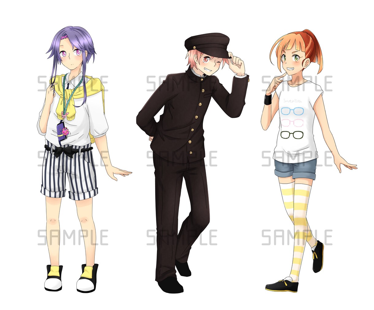 TRPGや動画などキャラデザイン・立ち絵制作します TRPGや動画等キャラデザインや立ち絵描きます！ イメージ3