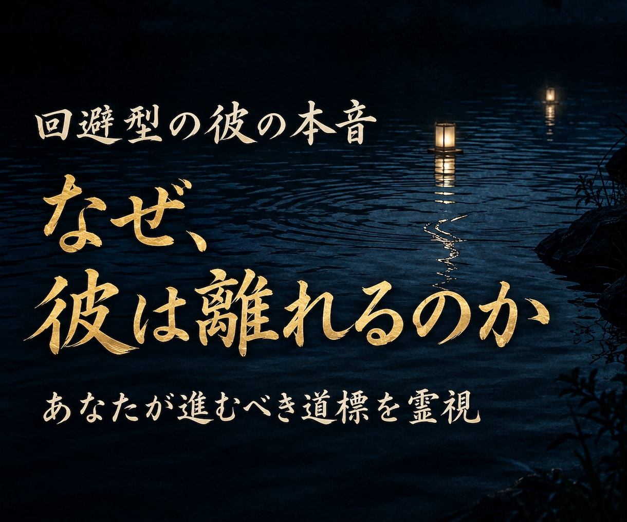 回避型の彼が離れる理由を霊視し今後の道標を示します 音信不通・既読スルー・未読…諦めようとしても諦められない恋 イメージ1
