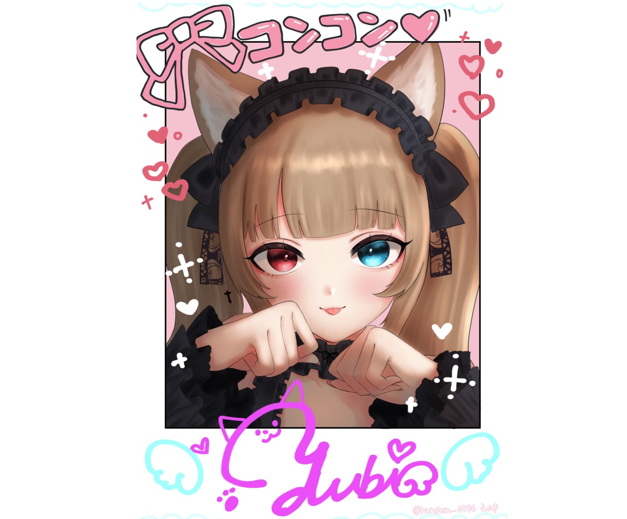 チェキ風イラスト描きます チェキ風のイラストを制作します イメージ2