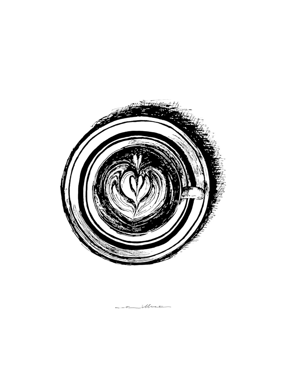 カフェメニューを風合いある線画で描きます 温もり感じる絵で、美味しさを表現しませんか。 イメージ6