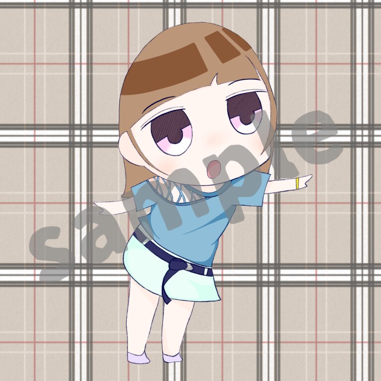 SNS用のオリジナルデフォルメアイコンを制作します 様々なポーズの可愛らしいSNSアイコンをお描きします！ イメージ1