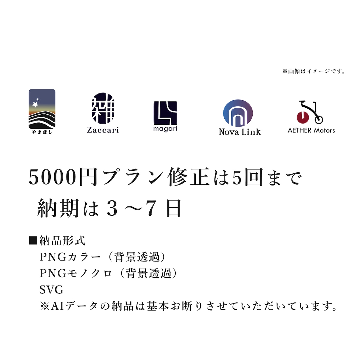 ロゴ作成します ～シンプル＆おしゃれなロゴデザイン～ イメージ1