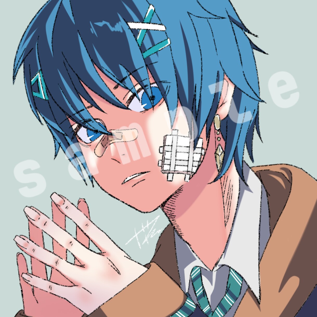 アイコンや立ち絵、動画用イラスト描きます あなただけの1枚をお描きします(︎✿ᴗ ᴗ)) イメージ2