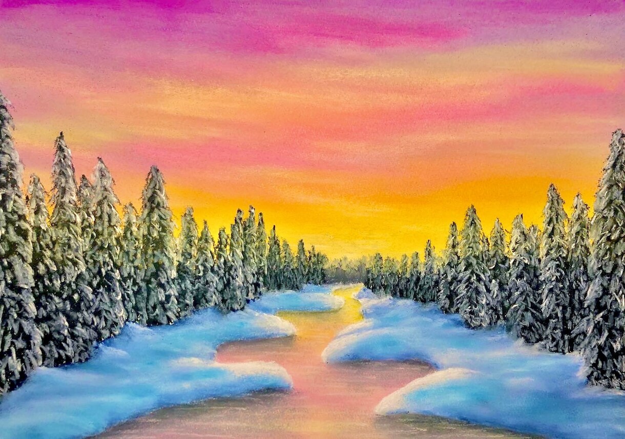 風景の絵を描きます 世界で一枚だけの幻想的な風景を描きます イメージ9