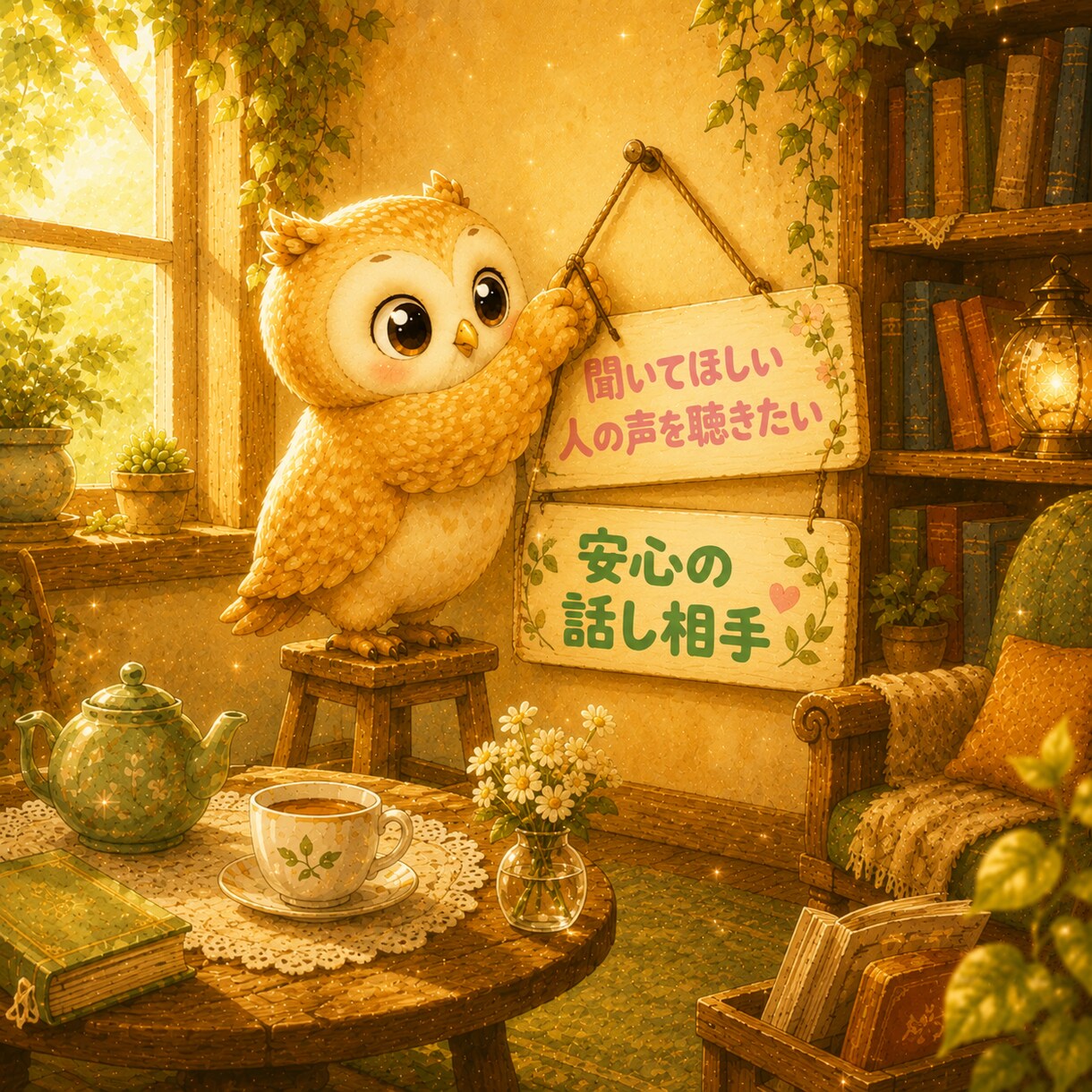 ミミズクさんの安心談話室✨️気持ちを受けとめます 聞いてほしい～ 雑談自由・悩み相談・ぐち・推し話にどうぞ☺️ イメージ8