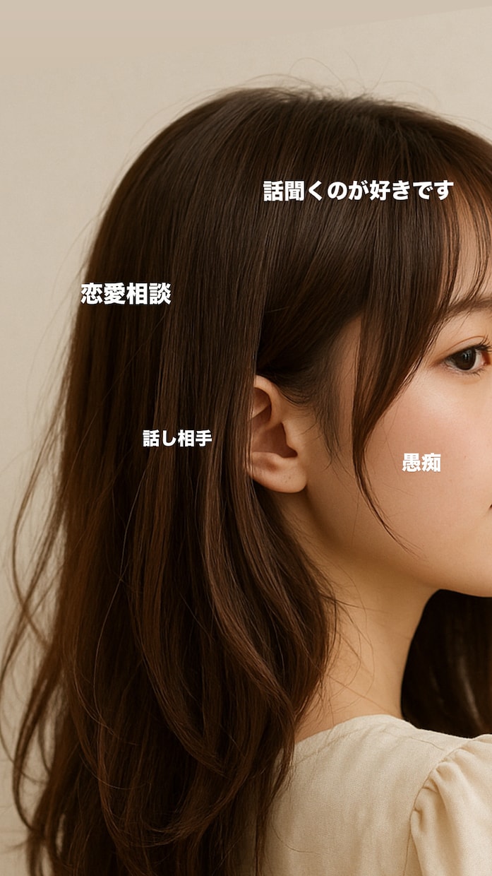 優しく寄り添います✨愚痴・恋愛相談お聞きします 話聞くのが好きなので気軽に話してください！お悩みや雑談等✨ イメージ1