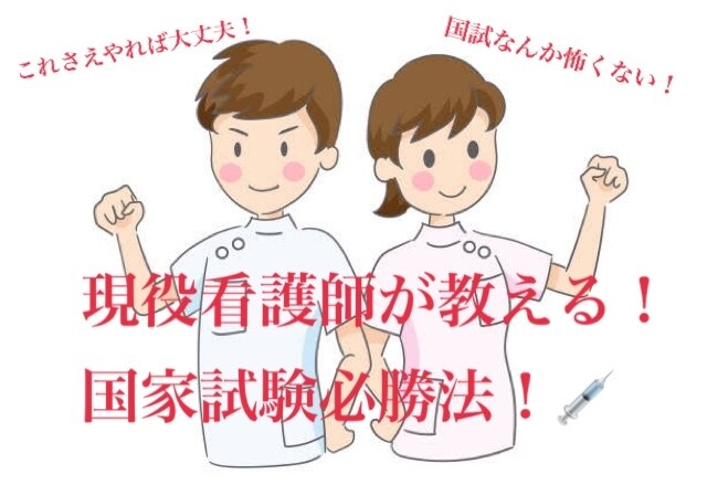 現役看護師が国家試験の勉強のコツを簡単に教えます 現役看護師が国試対策を徹底解説勉強方法や要点をサクッと解説 イメージ1
