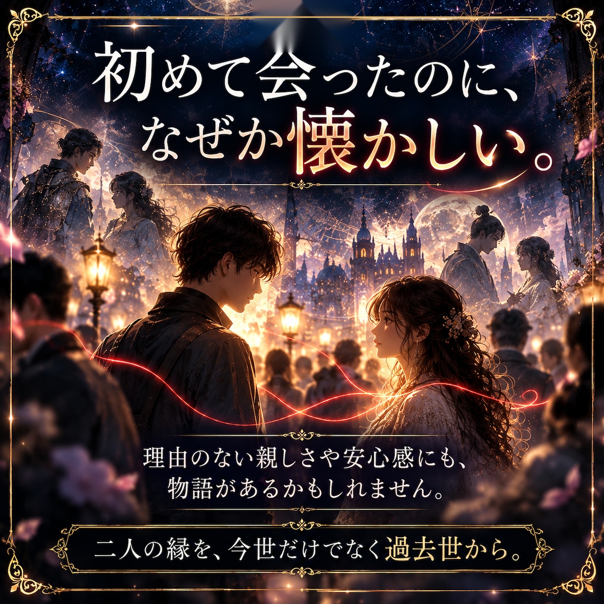 前世から二人の縁と出会った意味を読み解きます なぜ惹かれるのか、二人の関係に宿る意味を丁寧に鑑定 イメージ3