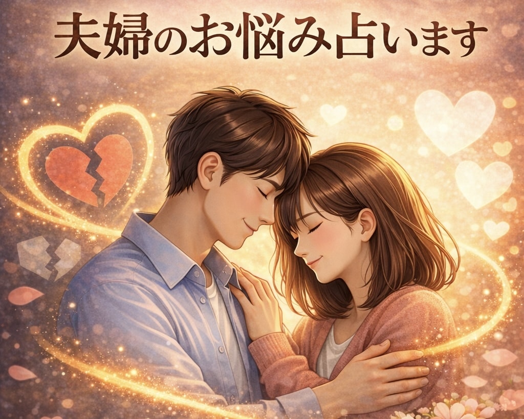 夫婦関係を良くしていきたい方へ。詳しく占います 夫・妻の気持ちを知って、絆を深めましょう！ イメージ1
