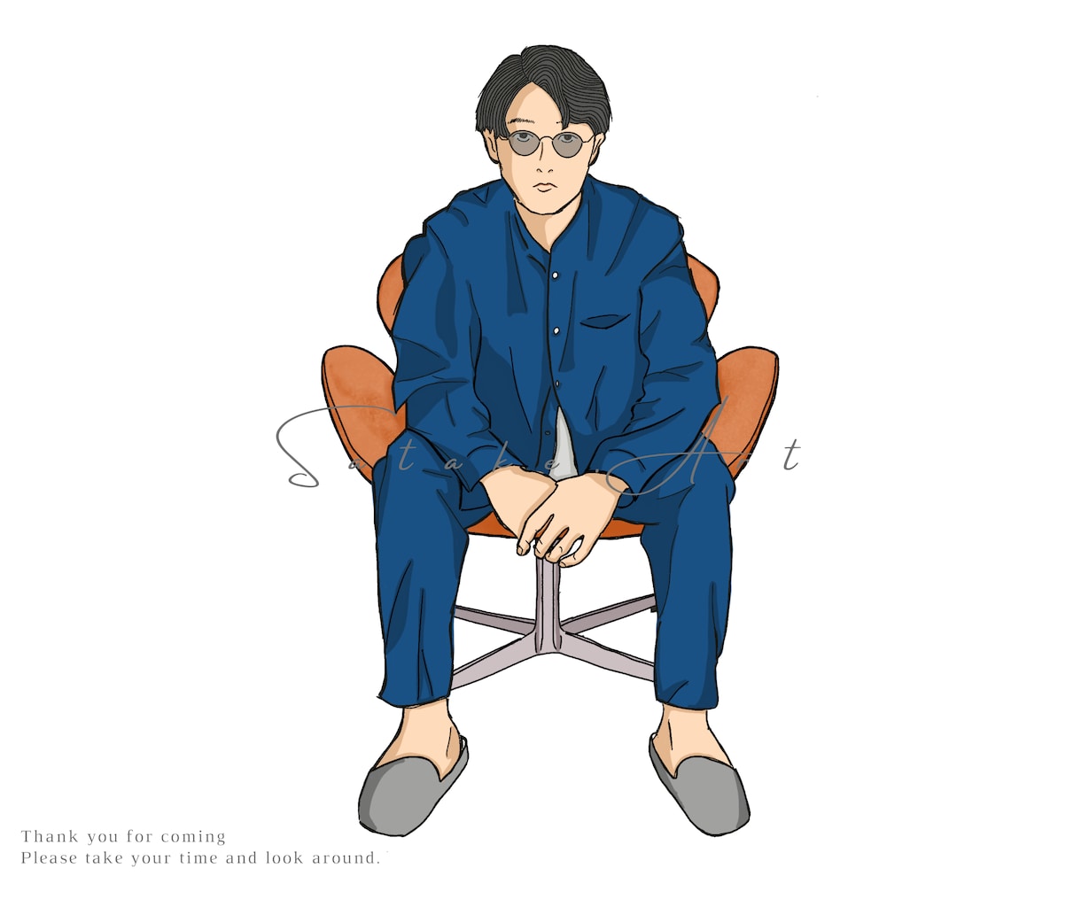 思い出の写真を全身コーデでモデル風イラストにします ビジネス挿絵や待ち受けにもオススメ！思い出といつも一緒に♪ イメージ5