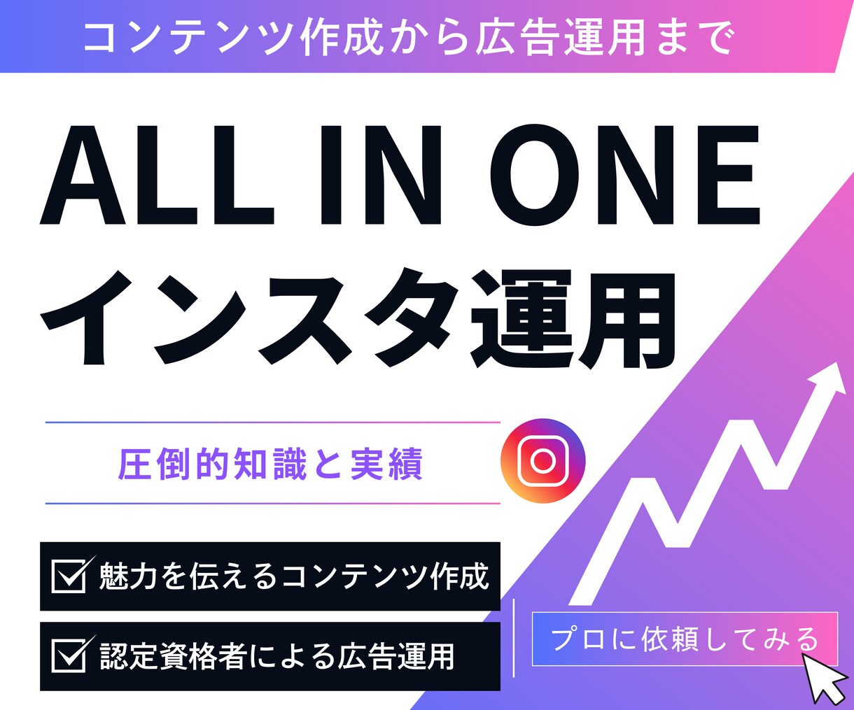 インスタの広告運用・運用代行をまとめて代行します インスタグラムの広告運用＆アカウント運用代行を全て代行します イメージ1