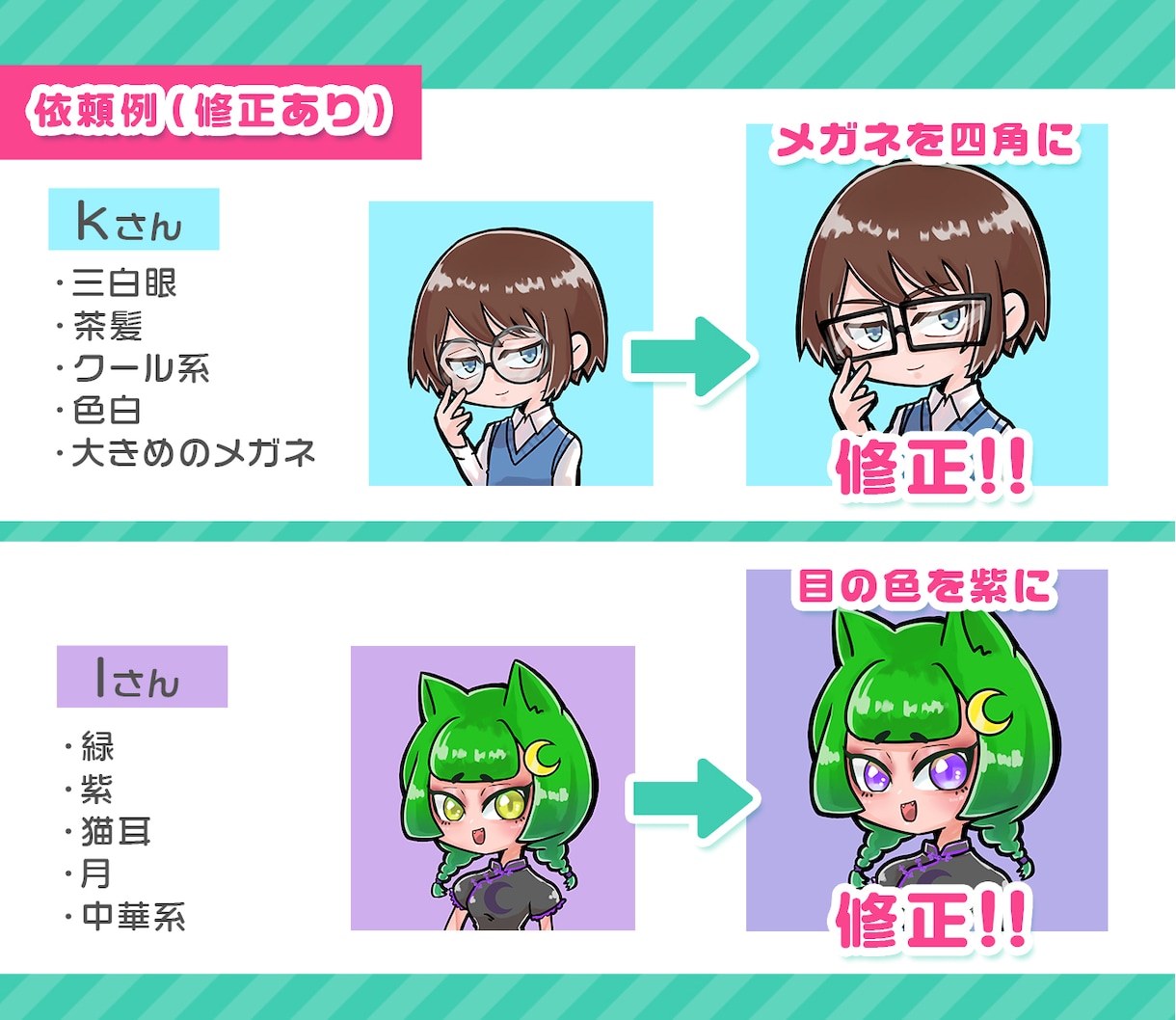 丸投げ！5つの要素でアイコン制作します 【安い!早い!】要素を伝えるだけで制作れアイコンガチャ！ イメージ7