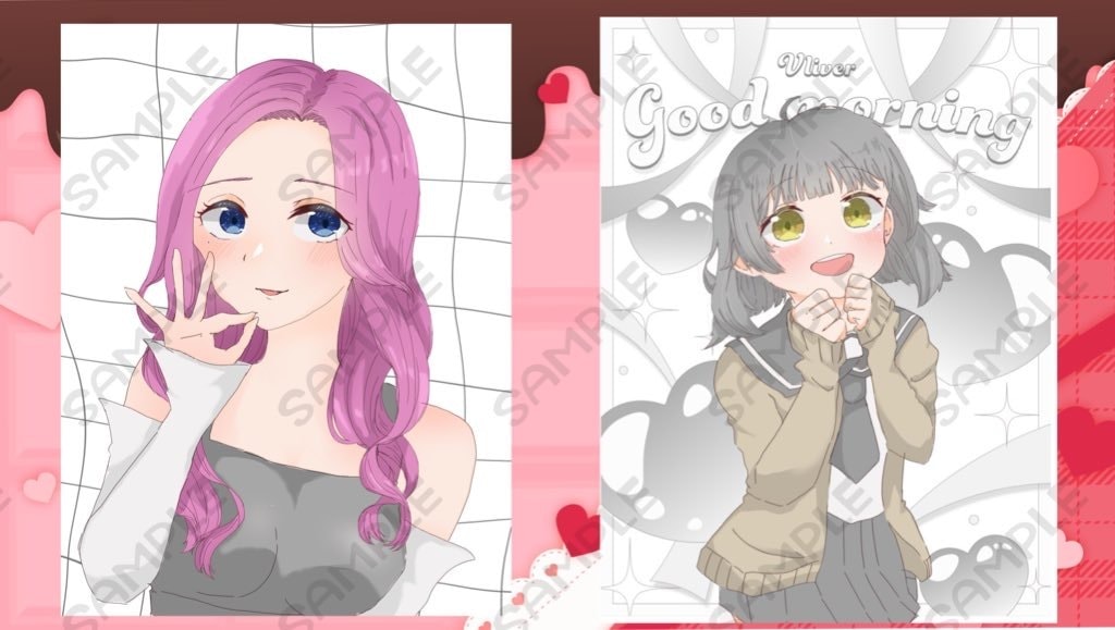 かわいい女の子をで描きます アイコンや立ち絵、記念日、ファンアートなどなど受付中！ イメージ1